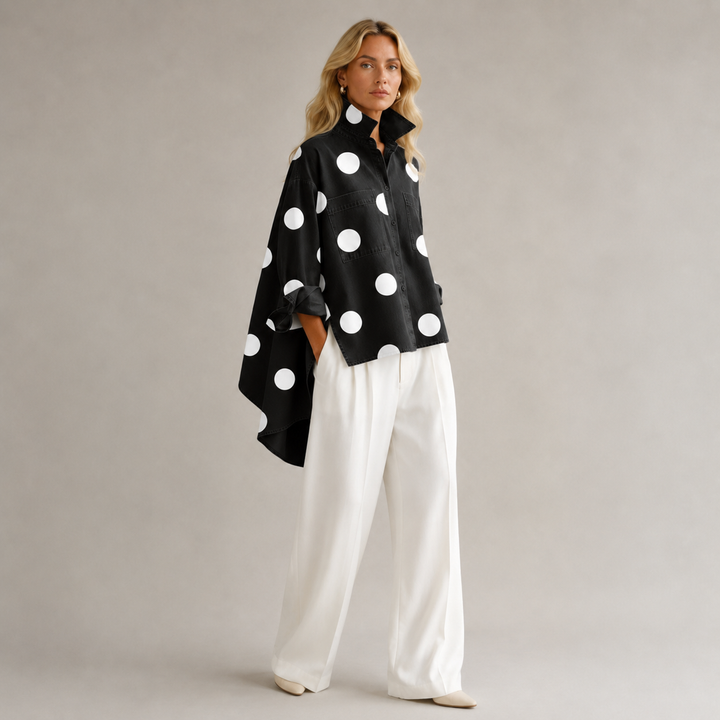 Drevante | Dotty Denim Overshirt