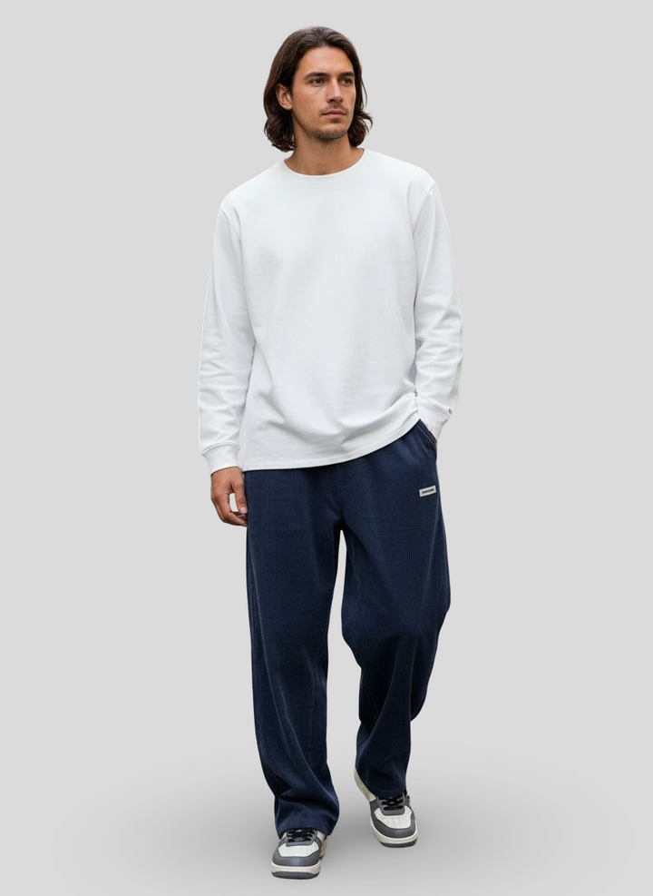 Drevante | Zaylor Velvet Wide-Leg Trousers