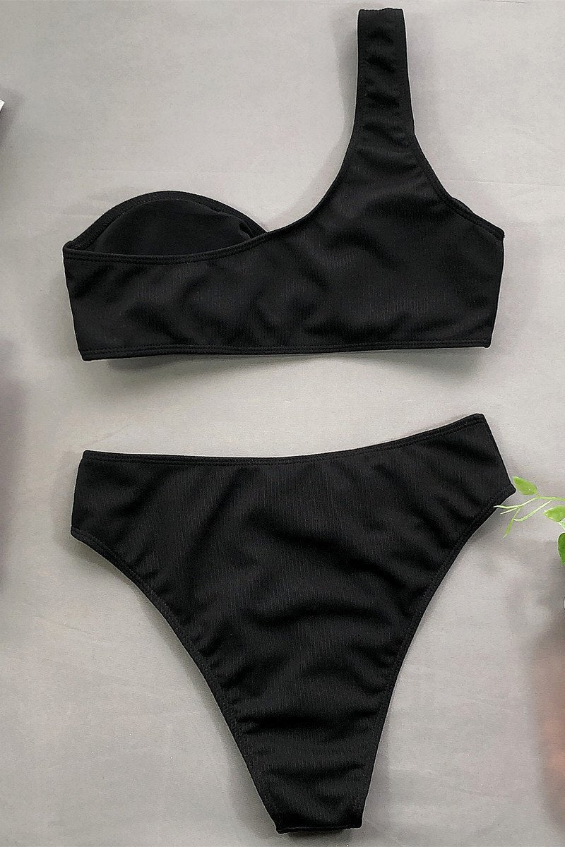 Bikini Diana – One Shoulder Top and High-Waisted Shaping Brief