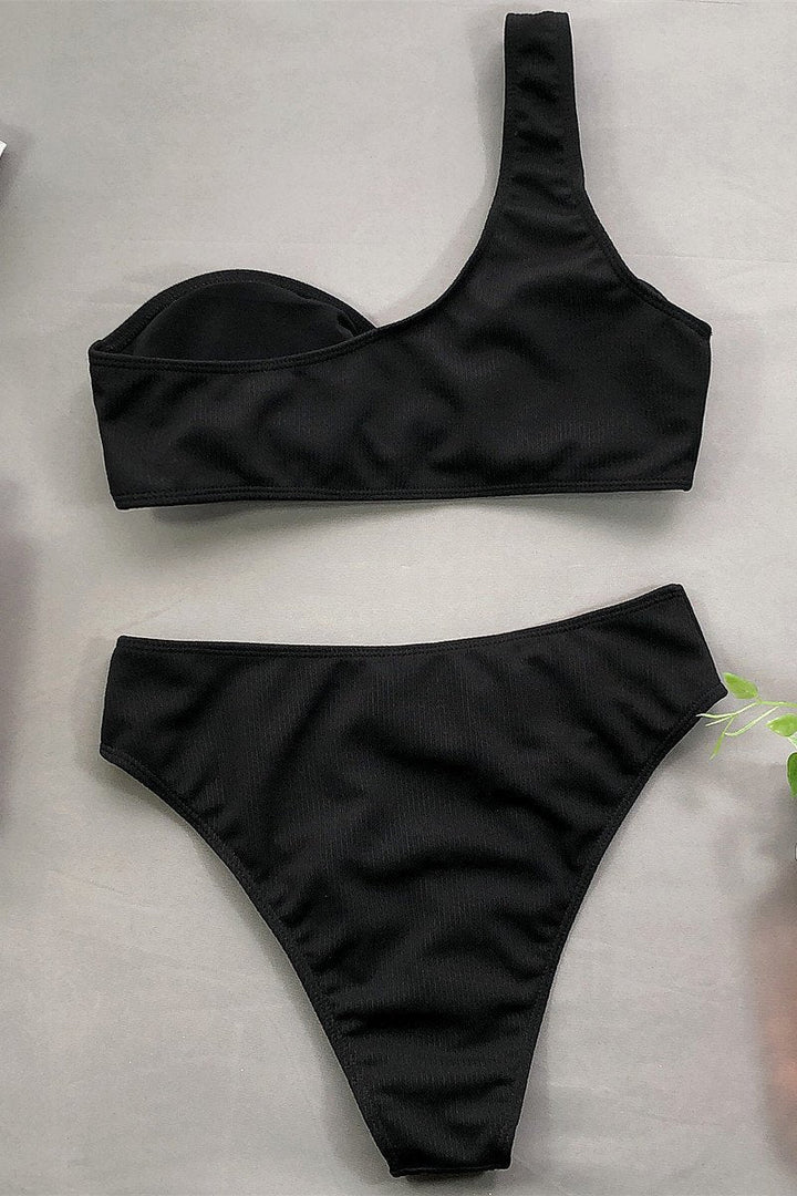 Bikini Diana – One Shoulder Top and High-Waisted Shaping Brief