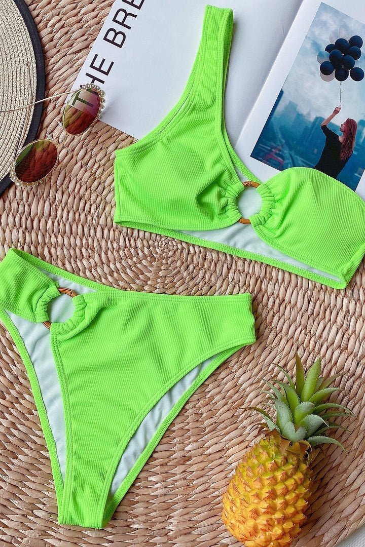 Bikini Diana – One Shoulder Top and High-Waisted Shaping Brief