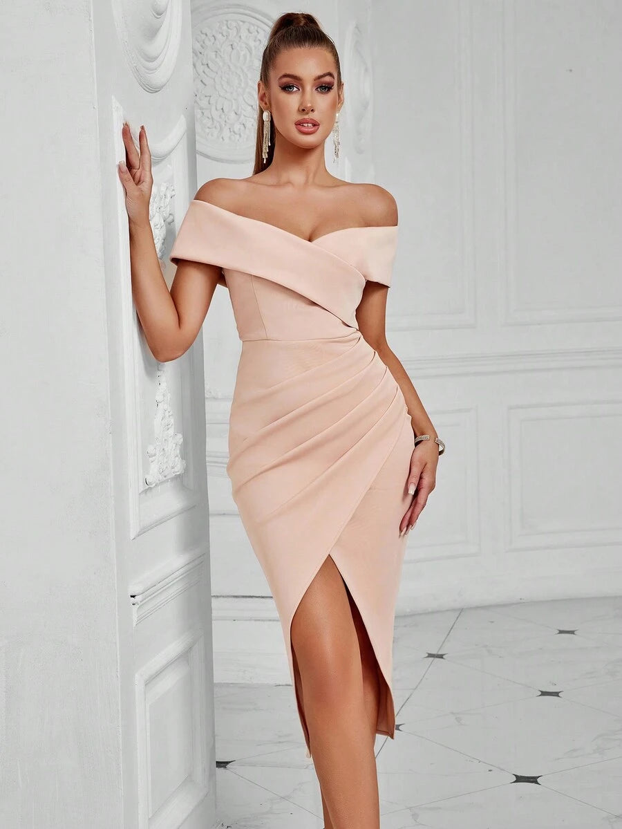 Elisanya Off Shoulder Elegant Dress