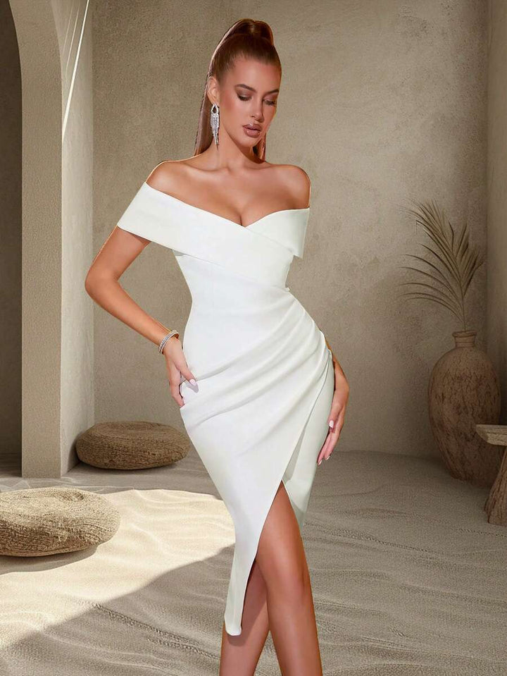 Elisanya Off Shoulder Elegant Dress