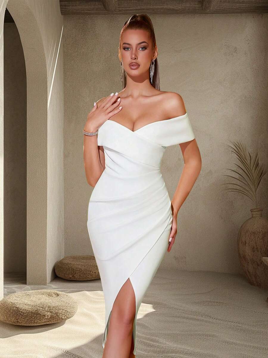 Elisanya Off Shoulder Elegant Dress