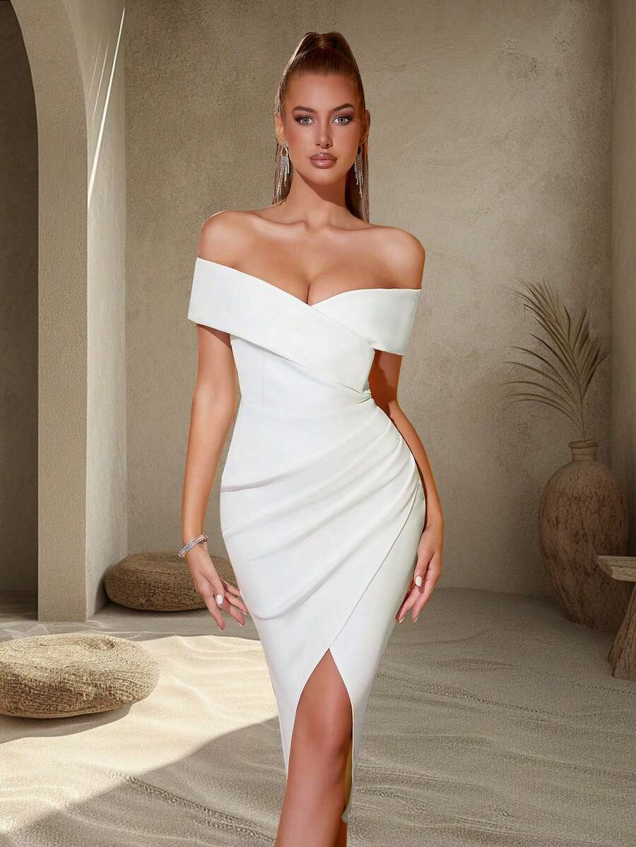 Elisanya Off Shoulder Elegant Dress