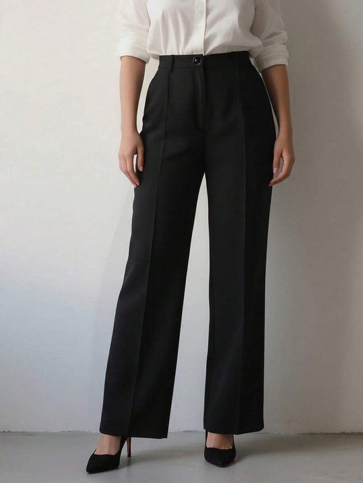 Women's Spring/Summer High-Waisted Suit Trousers