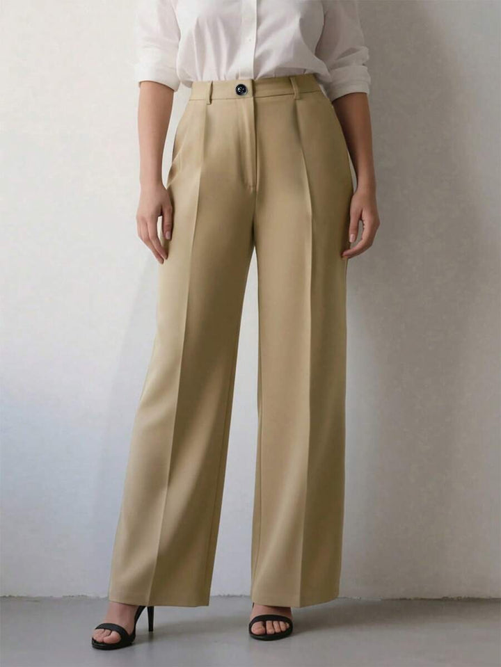 Women's Spring/Summer High-Waisted Suit Trousers