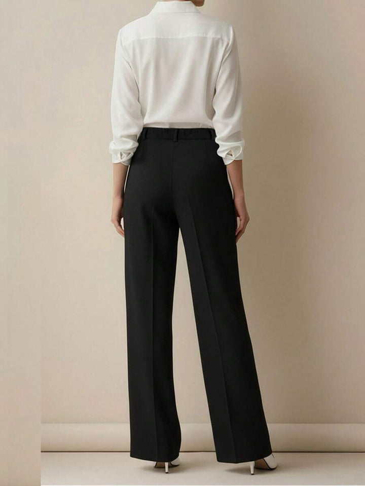 Women's Spring/Summer High-Waisted Suit Trousers