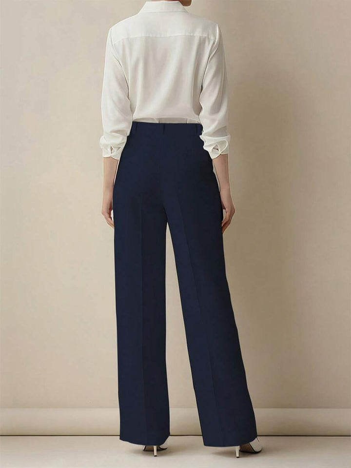 Women's Spring/Summer High-Waisted Suit Trousers