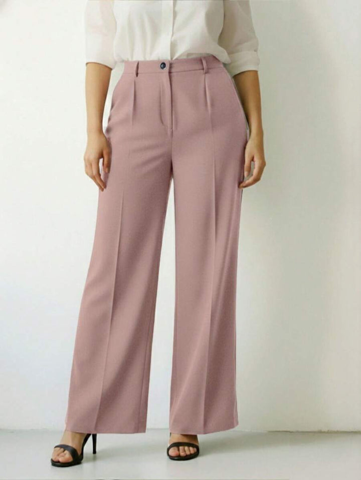 Women's Spring/Summer High-Waisted Suit Trousers