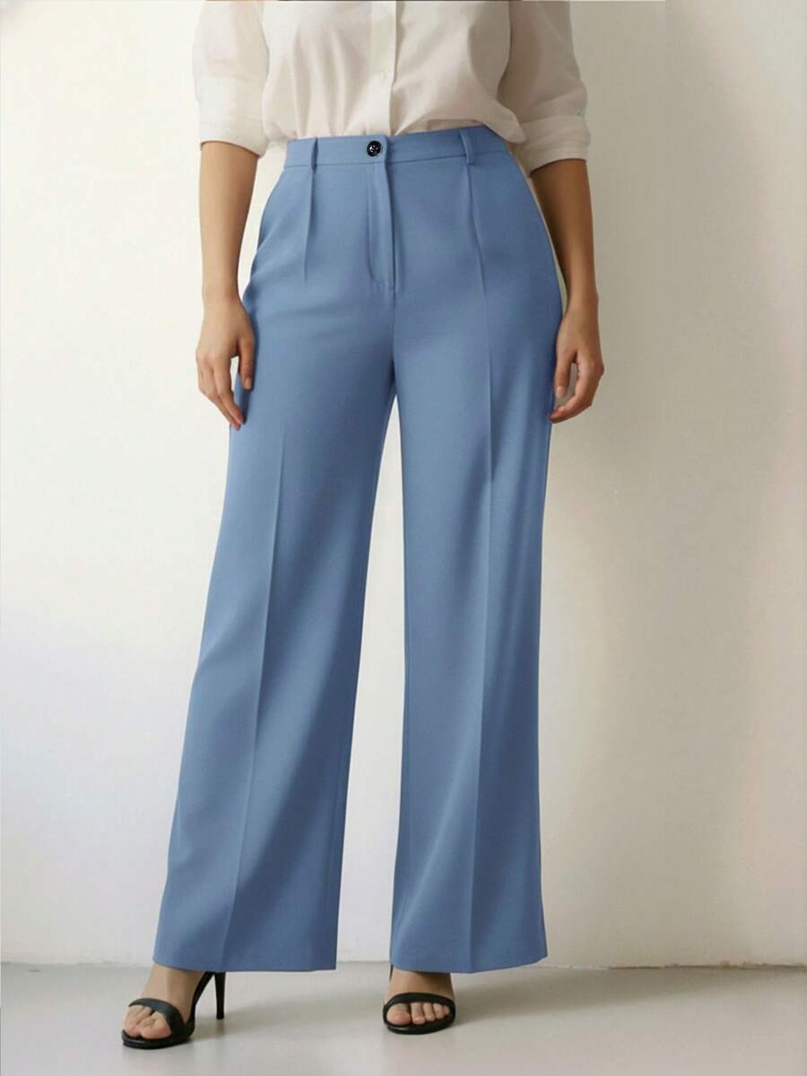 Women's Spring/Summer High-Waisted Suit Trousers