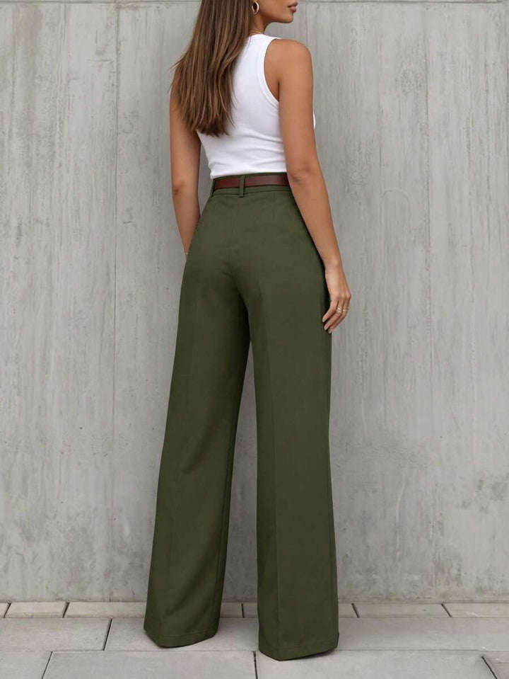 Women's Spring/Summer High-Waisted Suit Trousers