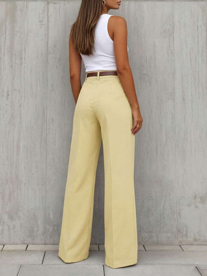 Women's Spring/Summer High-Waisted Suit Trousers