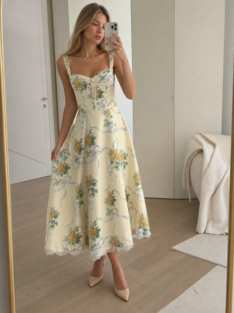 Drevante | Lynn Corset Midi Dress