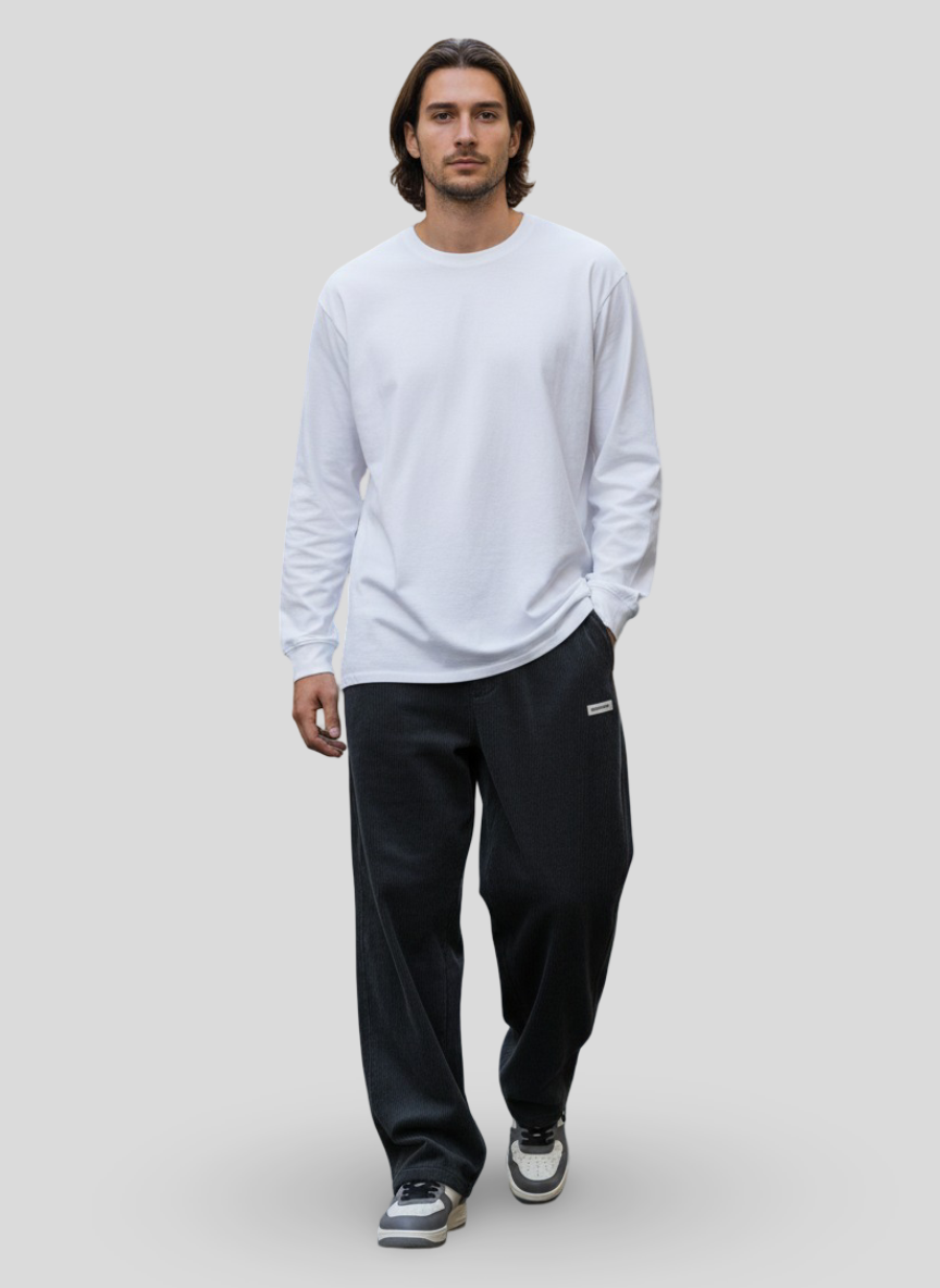 Drevante | Zaylor Velvet Wide-Leg Trousers
