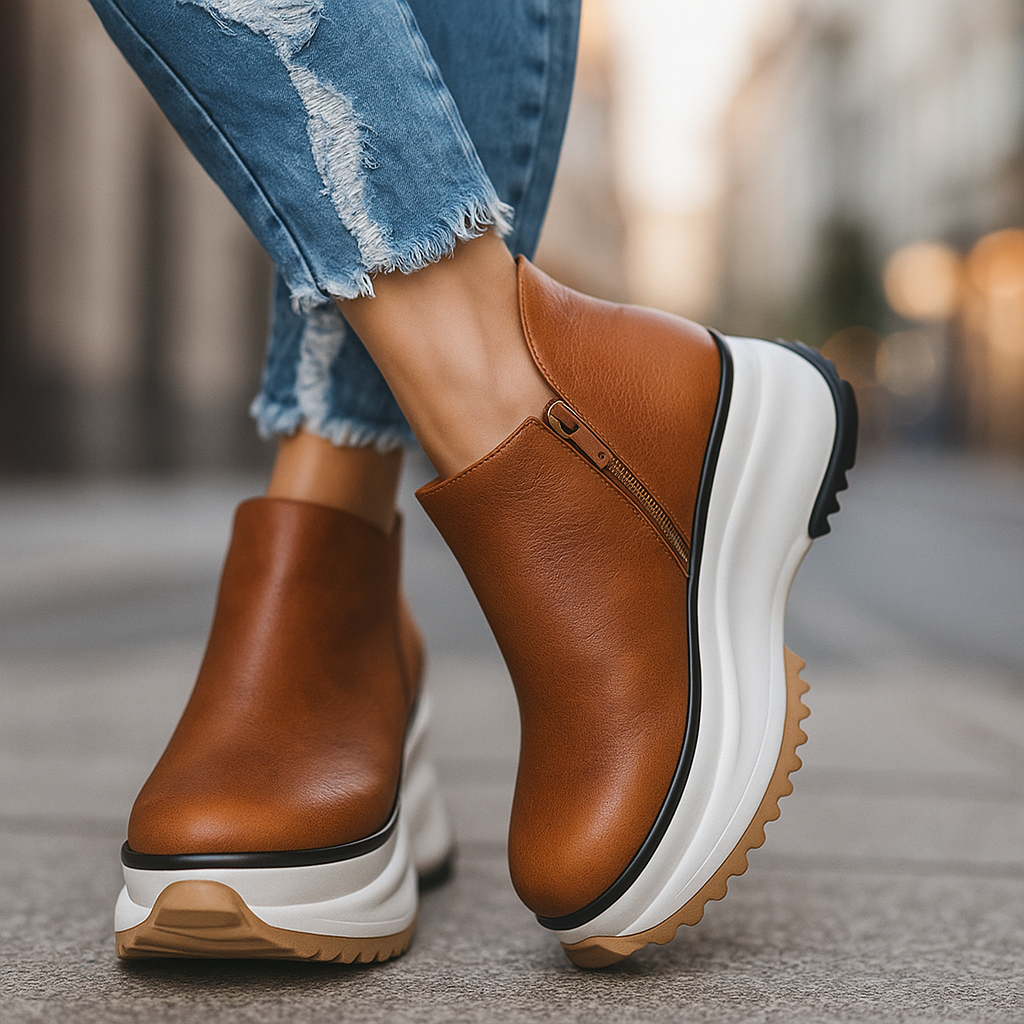 Avelisse | Urban Wedge Ankle Boots