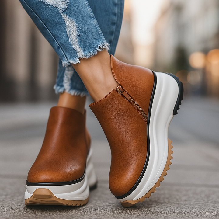 Avelisse | Urban Wedge Ankle Boots