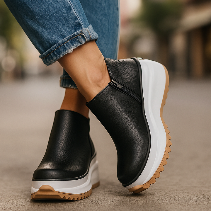 Avelisse | Urban Wedge Ankle Boots