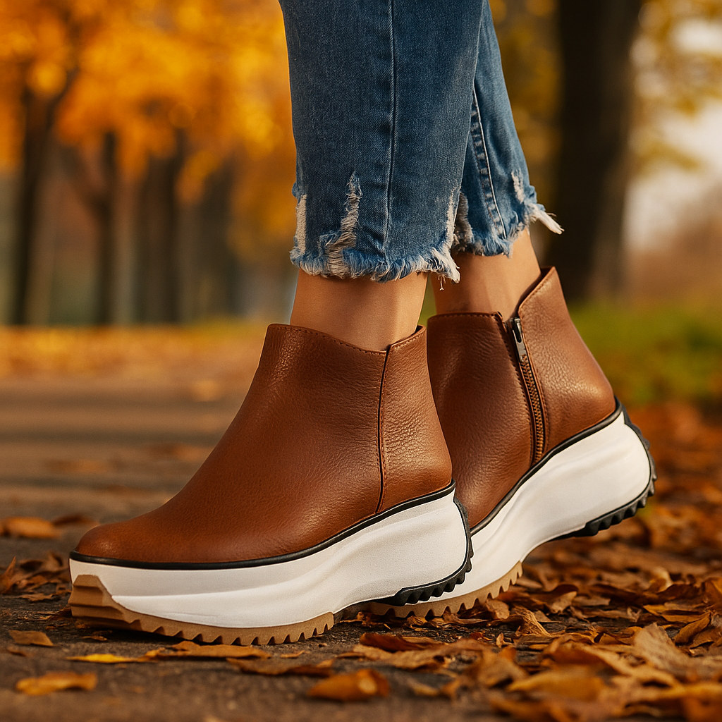 Avelisse | Urban Wedge Ankle Boots