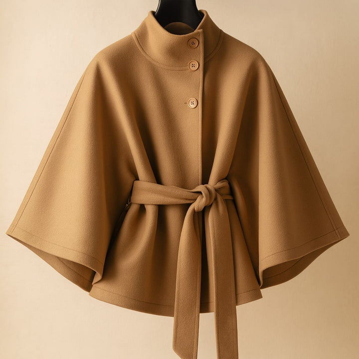 Drevante | Marina Belted Cape Coat
