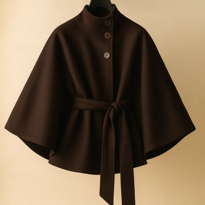 Drevante | Marina Belted Cape Coat