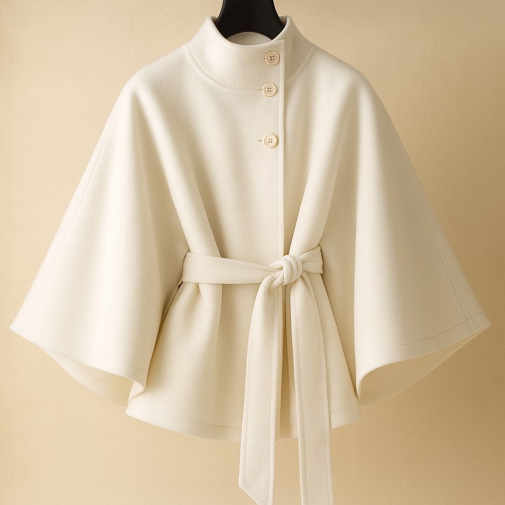 Drevante | Marina Belted Cape Coat