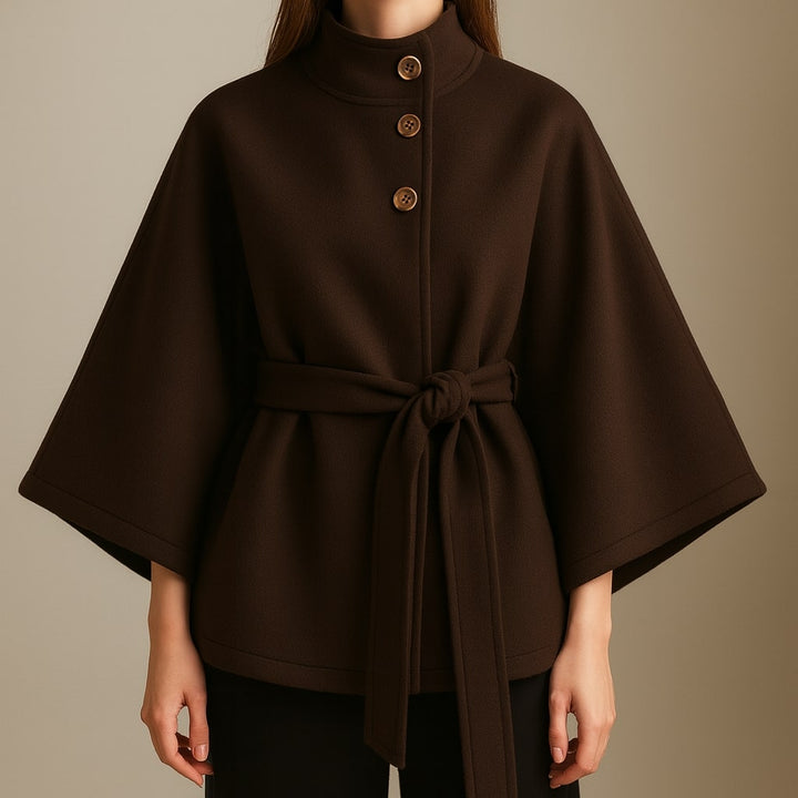 Drevante | Marina Belted Cape Coat