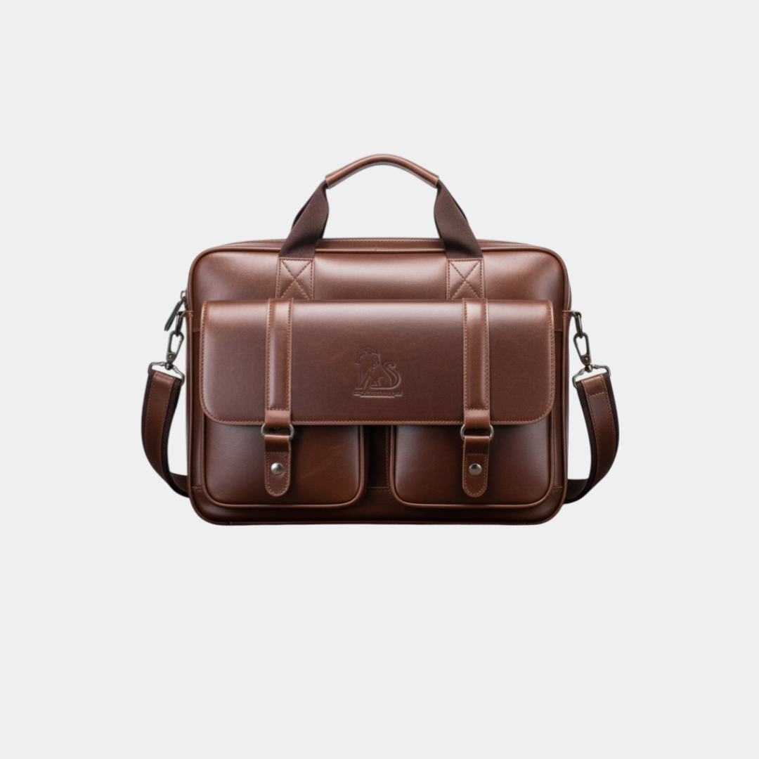 Drevante | Theo Leather Briefcase