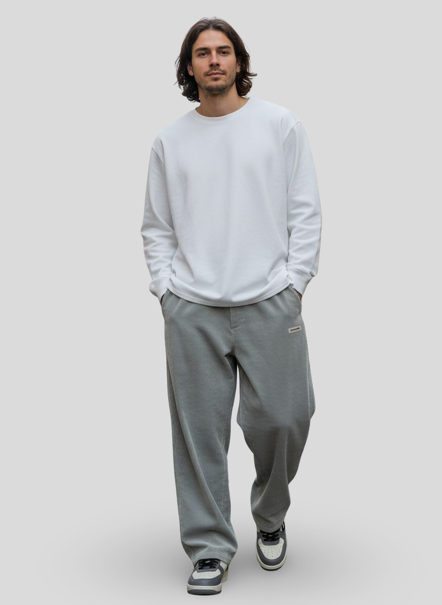 Drevante | Zaylor Velvet Wide-Leg Trousers