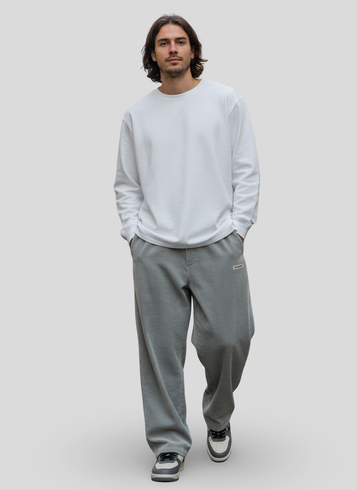 Drevante | Zaylor Velvet Wide-Leg Trousers