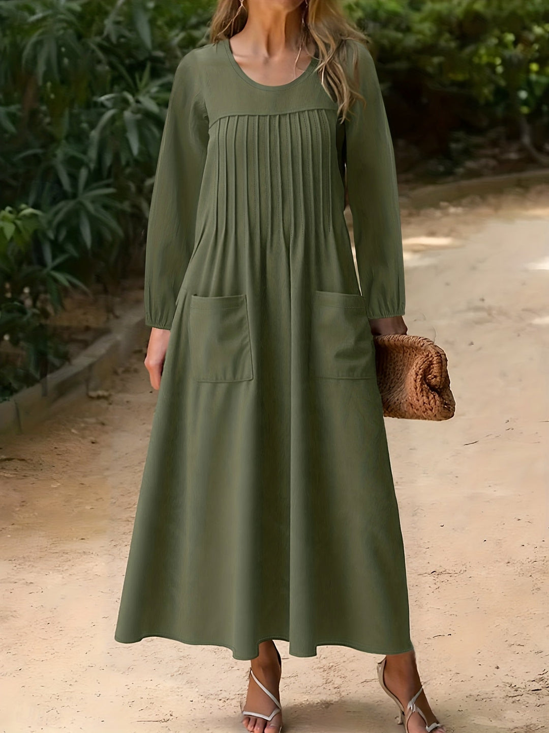 Drevante | Ella Long Sleeve Midi Dress