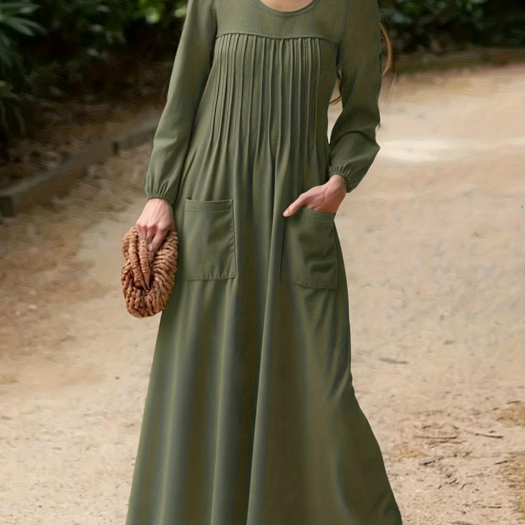 Drevante | Ella Long Sleeve Midi Dress