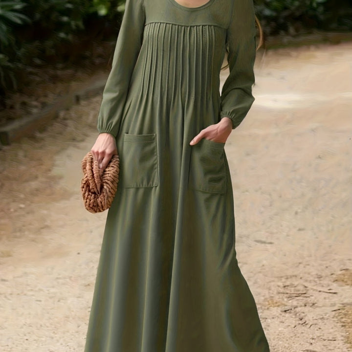 Drevante | Ella Long Sleeve Midi Dress