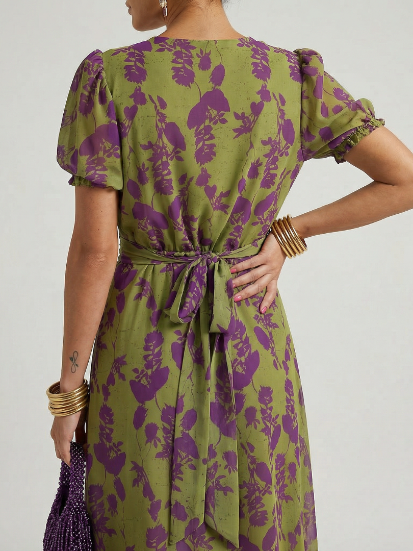Drevante | Virel Floral Midi Dress