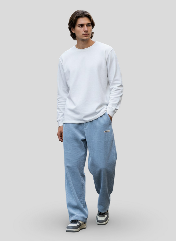 Drevante | Zaylor Velvet Wide-Leg Trousers