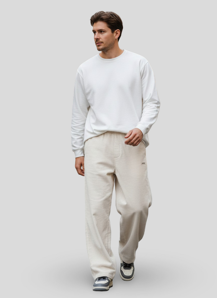 Drevante | Zaylor Velvet Wide-Leg Trousers