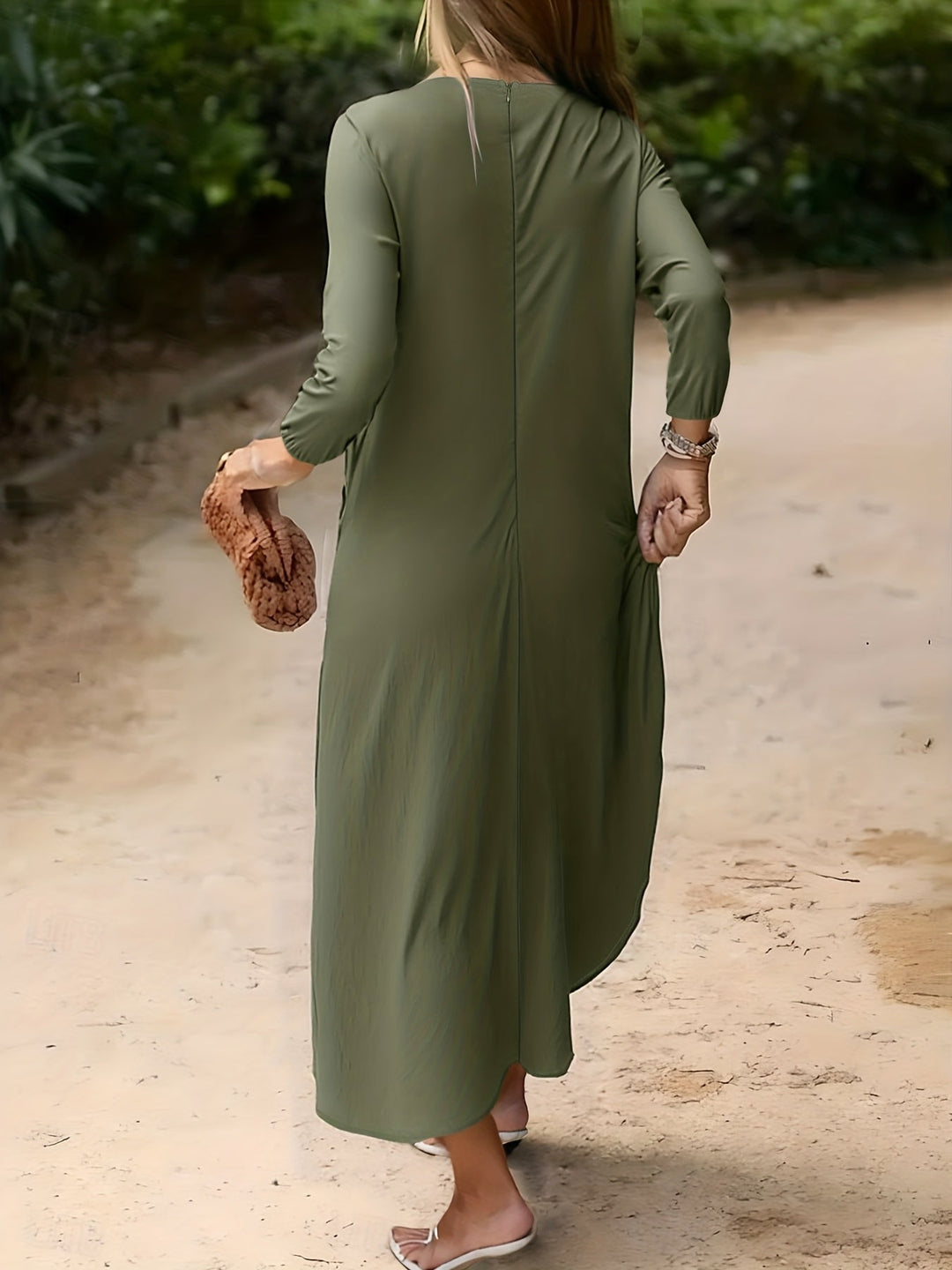 Drevante | Ella Long Sleeve Midi Dress