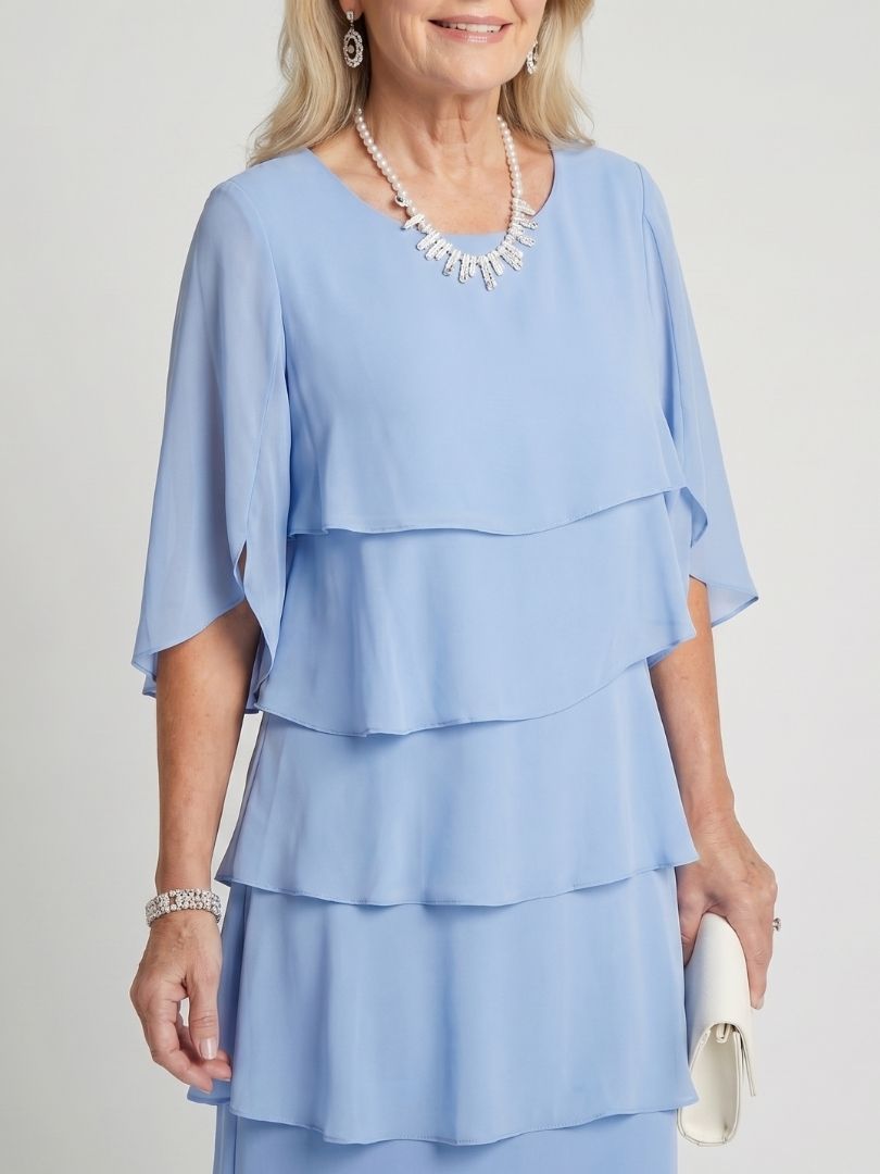 Drevante | Brent Layered Tier Midi Dress