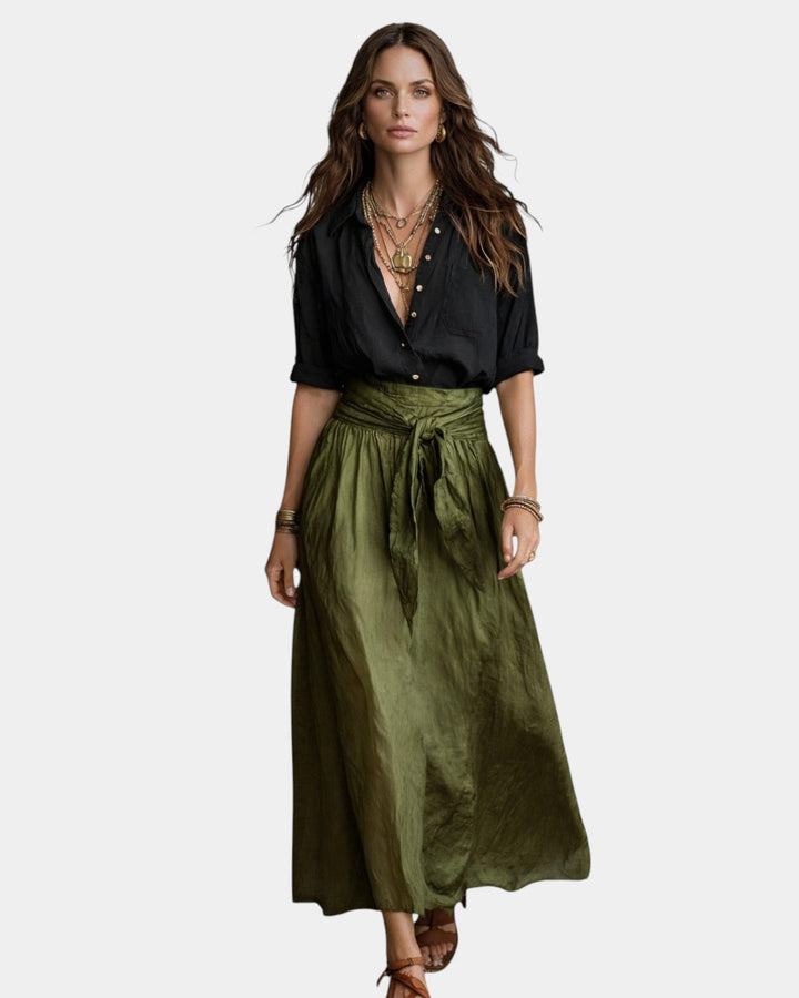 Drevante | Daniela Midi Skirt and Shirt Set