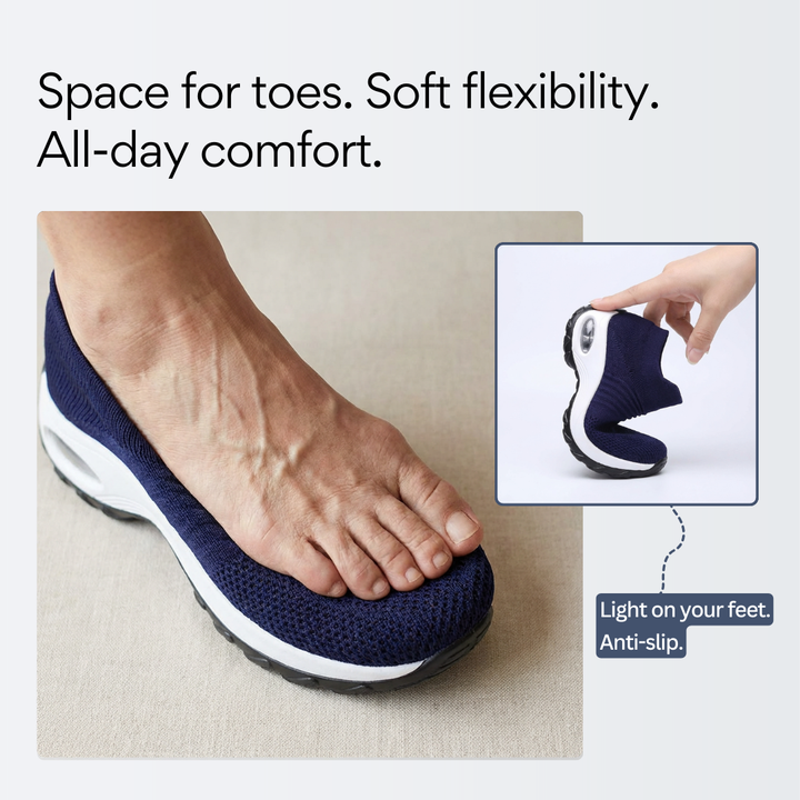 Diana | Orthopaedic No-Lace Air Shoes