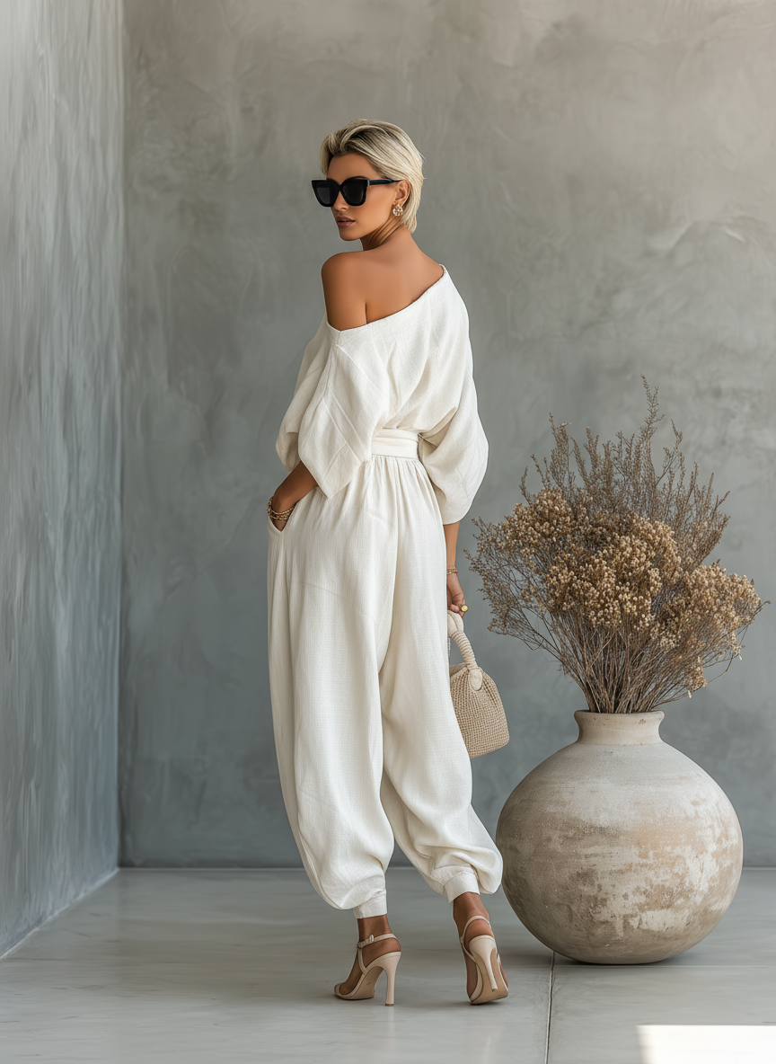 Drevante | Abira Off-Shoulder Set