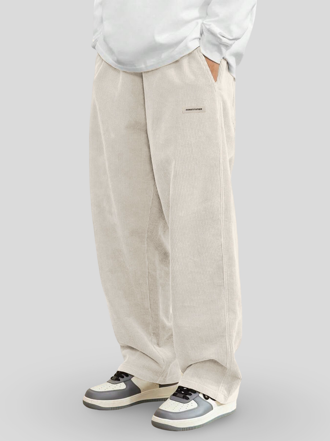 Drevante | Zaylor Velvet Wide-Leg Trousers