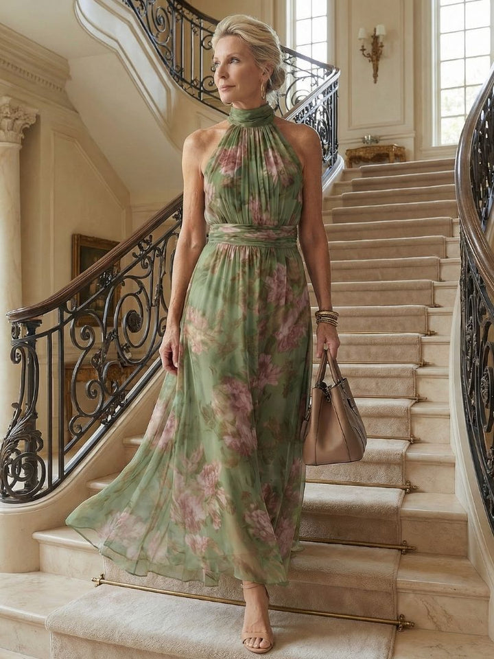 Drevante | Mirelle Halter Midi Dress