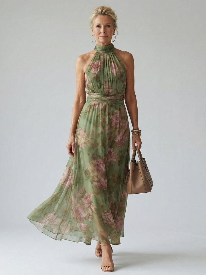 Drevante | Mirelle Halter Midi Dress