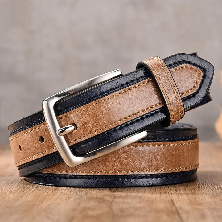 Drevante | John Hardy Two-Tone Leather Belt