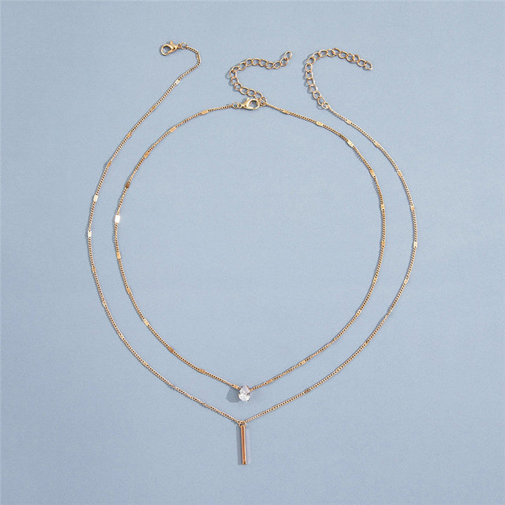 Drevante | Vintage Gold Pendant Necklace Set