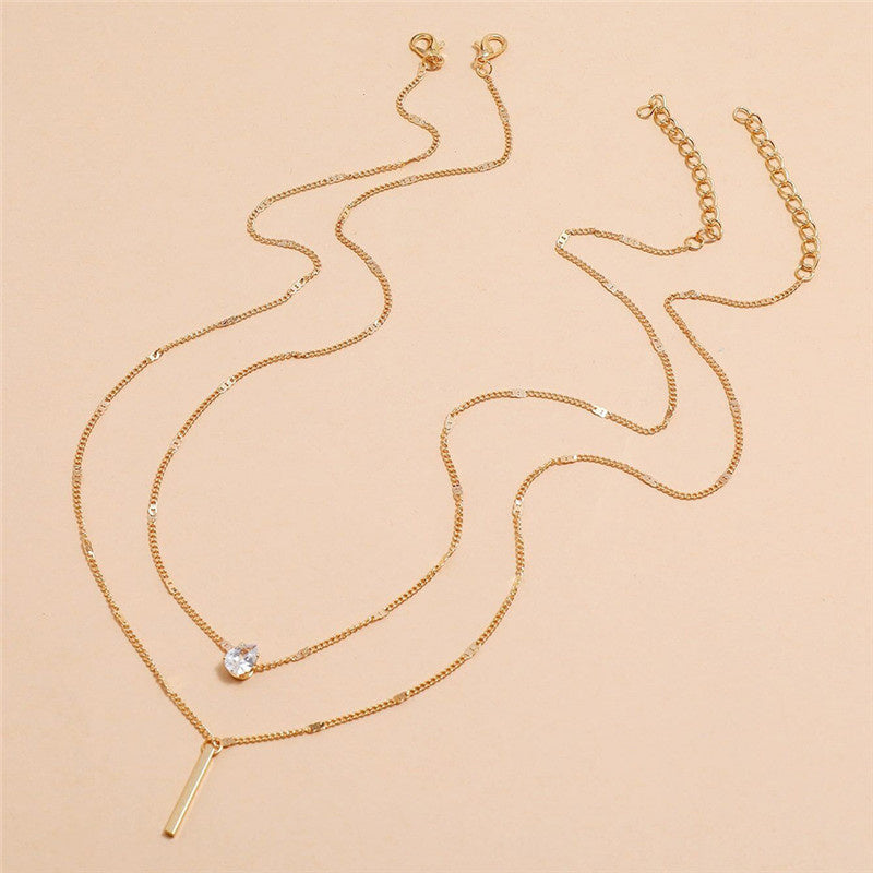 Drevante | Vintage Gold Pendant Necklace Set