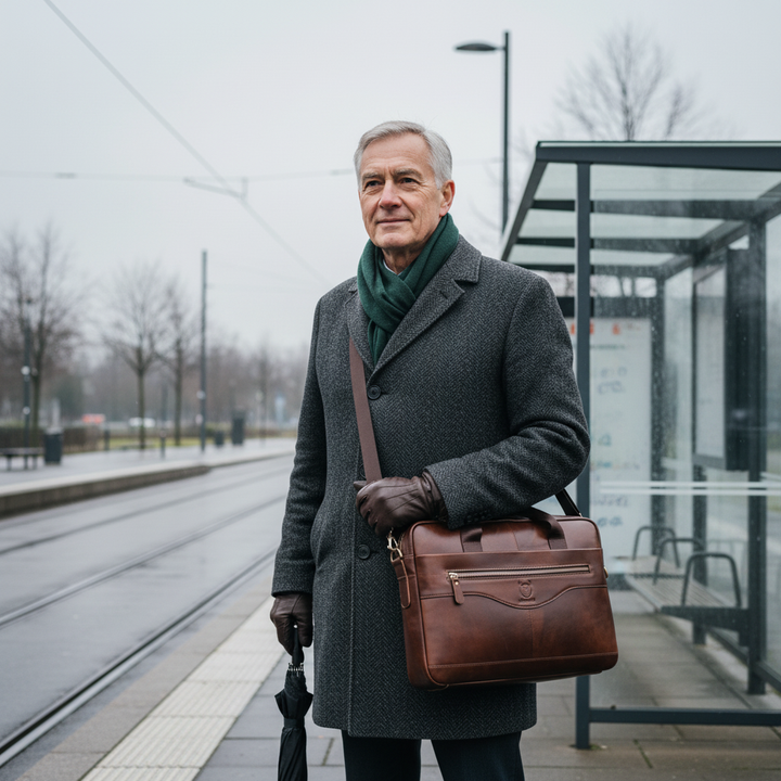 Drevante | Jacob Leather Briefcase