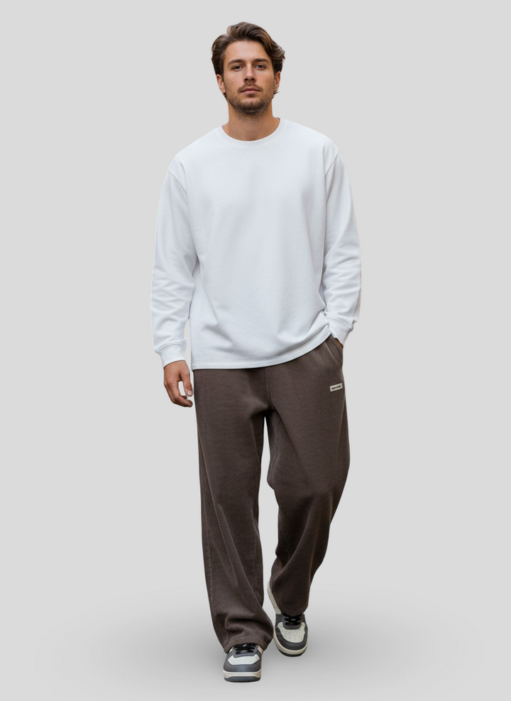 Drevante | Zaylor Velvet Wide-Leg Trousers