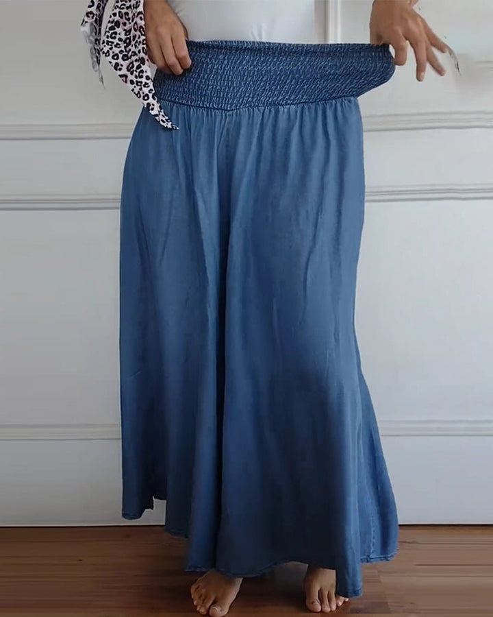 Sage | Flowy Stretch Trousers
